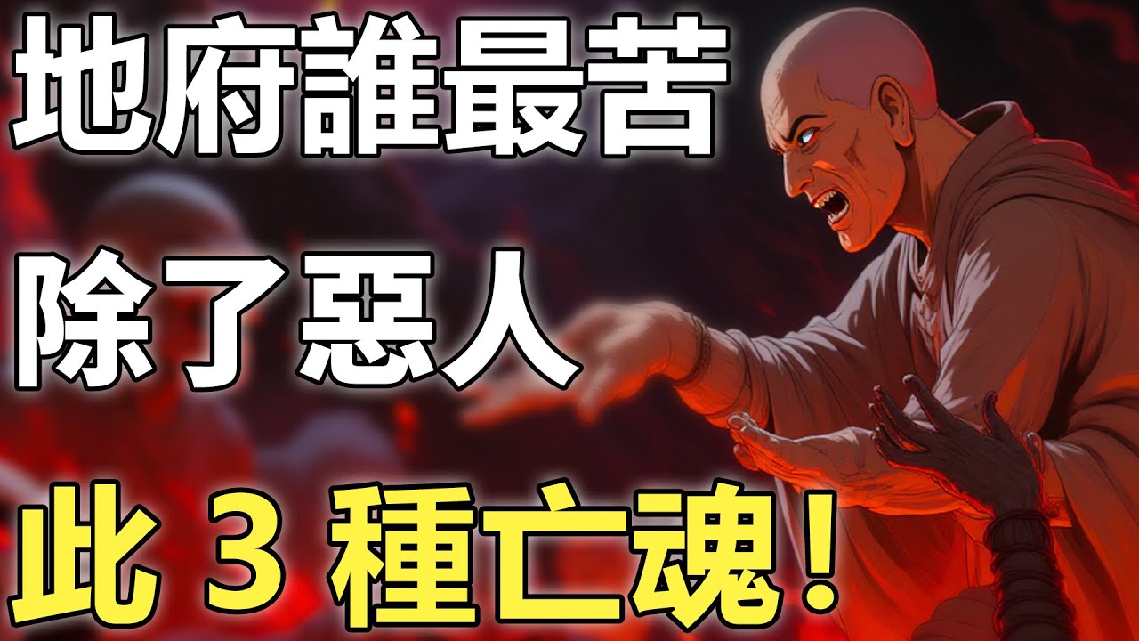 哪種亡魂在地府過的最苦？地藏王揭示：除了惡人，還有這3種亡魂！【因果|輪回|佛學】