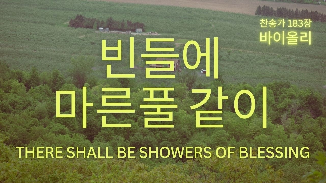 빈 들에 마른 풀같이 (찬송가 183장)🎻| There Shall be Showers of Blessing| 바이올린 찬송 연주| Viollee's Violin Worship