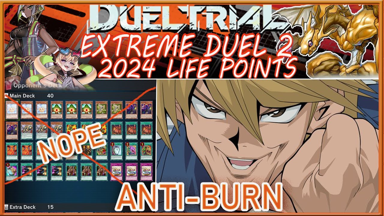 Extreme Duel 2 | Yugioh Master Duel Trials | 2024 Lift Points Winning WITH-OUT Toxic Burn Deck