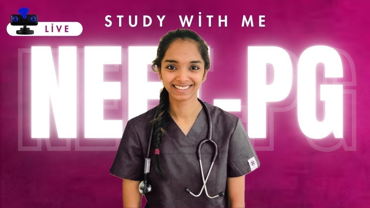 STUDY WITH ME LIVE NEETPG 2026 📚 🩺