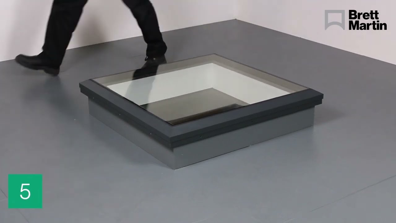 Brett Martin Fixed Flat Glass Rooflight Installation