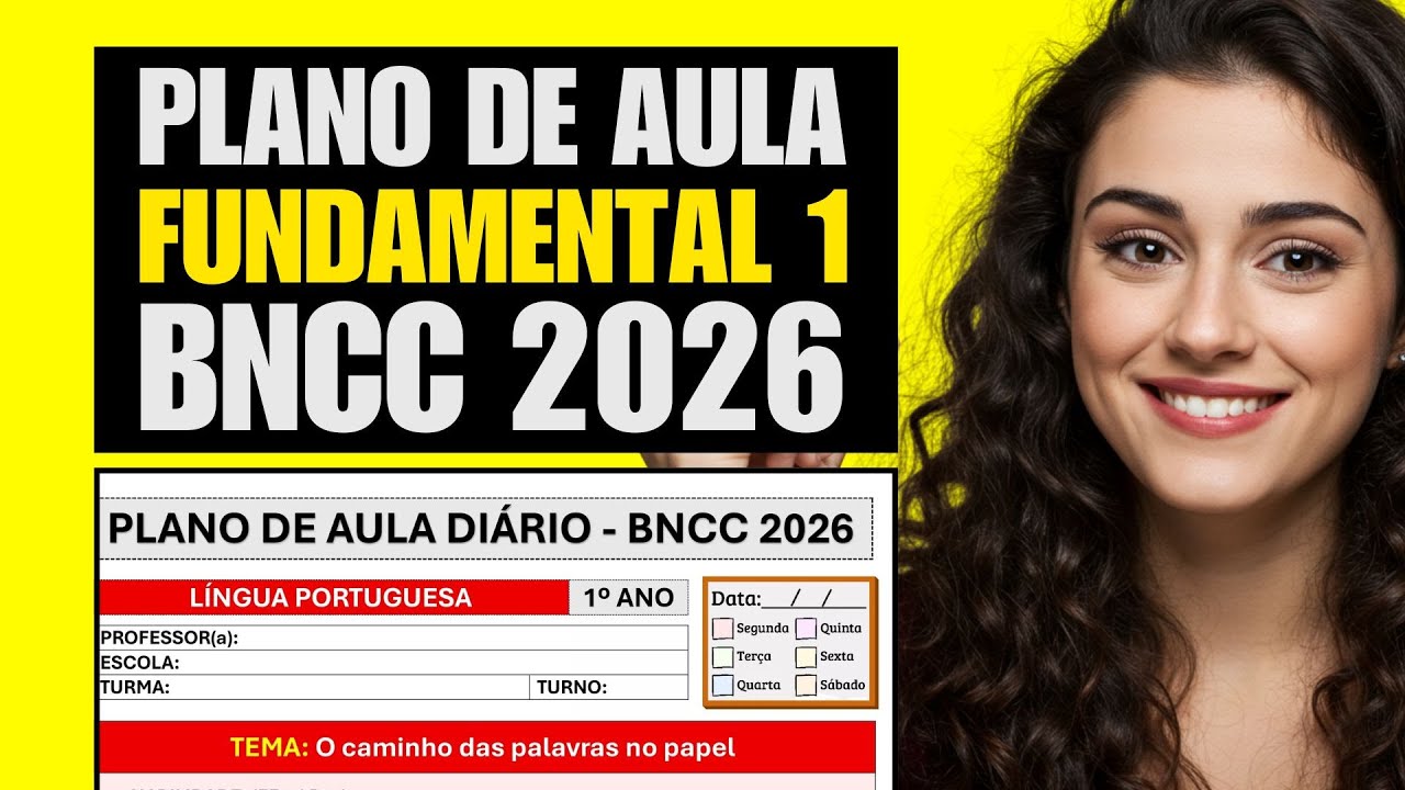 Plano de Aula Pronto FUNDAMENTAL 1 BNCC 2026 | Plano de Aula 1° ao 5º ano BNCC 2026