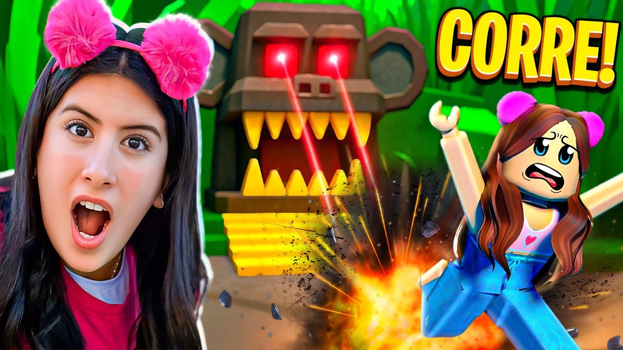 Maria Clara Perdida na Floresta! 😱 Será que Ela Consegue Escapar? - Roblox Escape The Jungle Obby