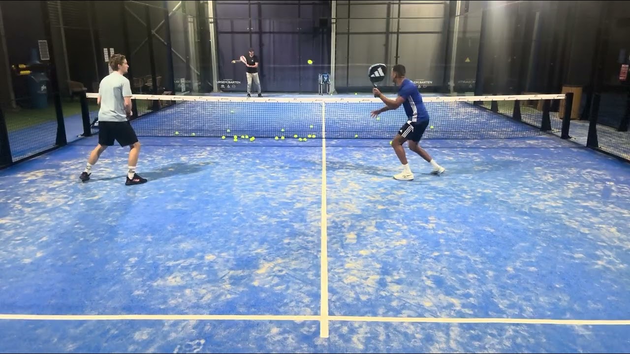 PADEL PADELDAM A’DAM Les van Rogelio ! (Deel 1) warming-up, volley’s & verdedigen via glas