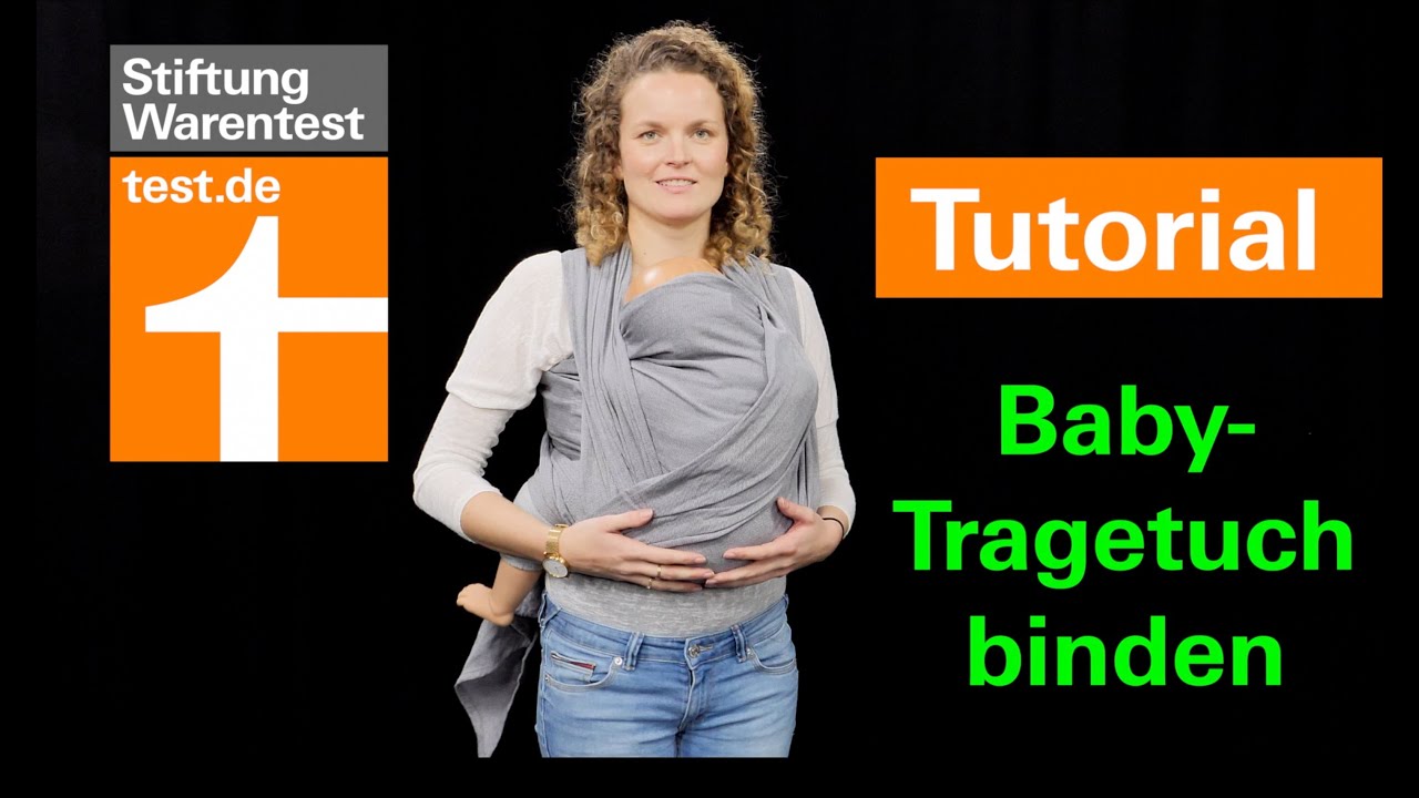 Tutorial Baby-Tragetuch binden: So geht die Wickelkreuztrage (Tipps + Anleitung Tragetuch)