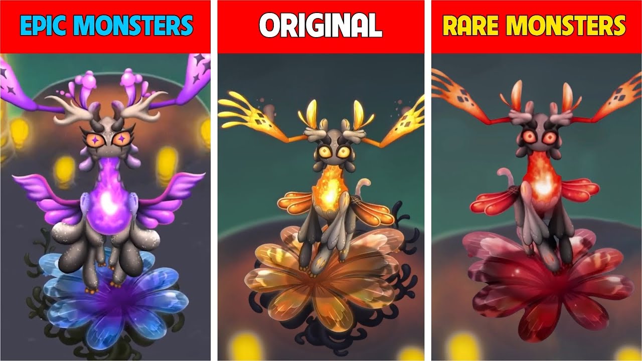 PHOSPHORAN PHLOX | ALL Rare Monsters Vs Epic Monsters Vs My Singing Monsters ~ Comparisons