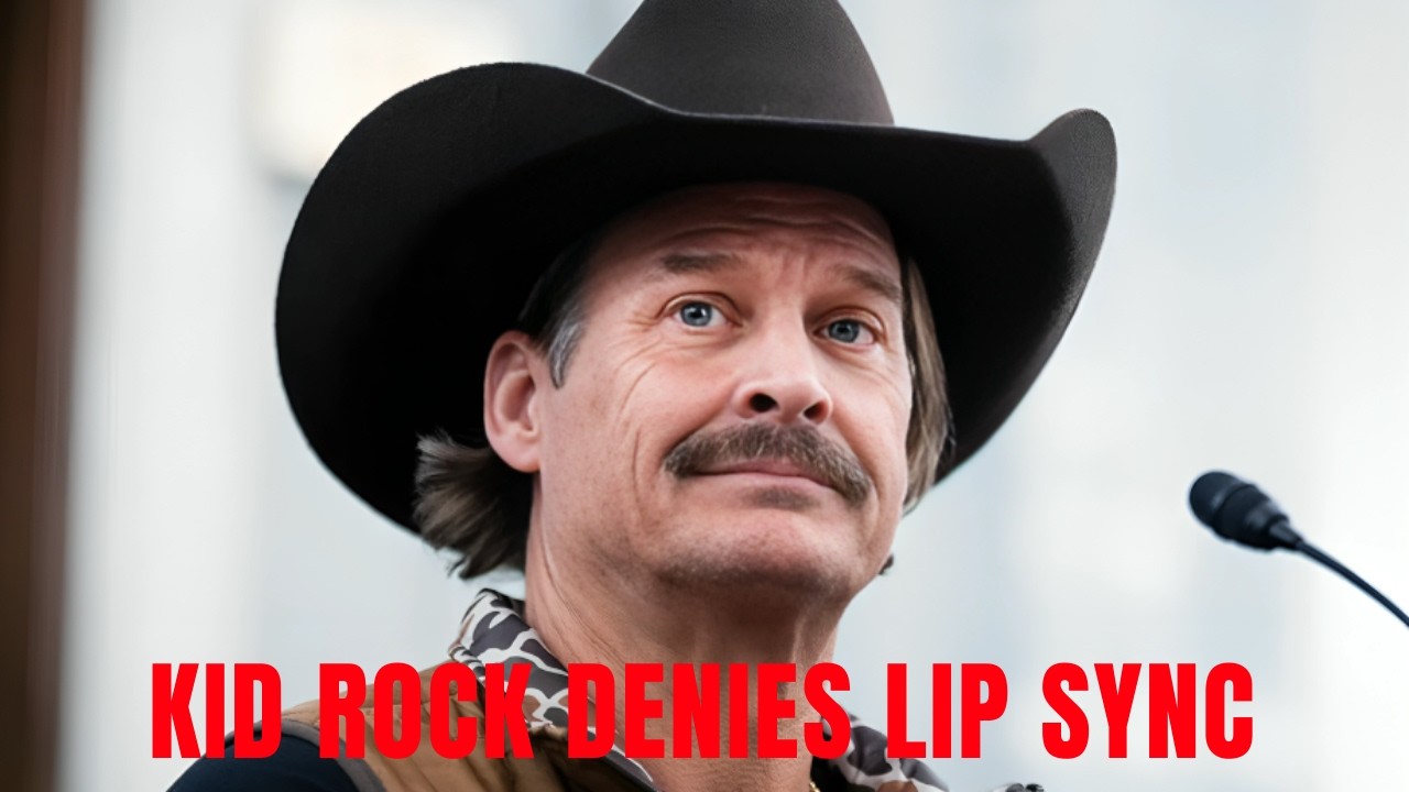 Kid Rock denies lip syncing during conservative Super Bowl halftime show