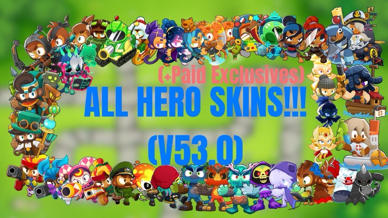 All Hero Skins Showcase (Paid Exclusives) | V 53.0