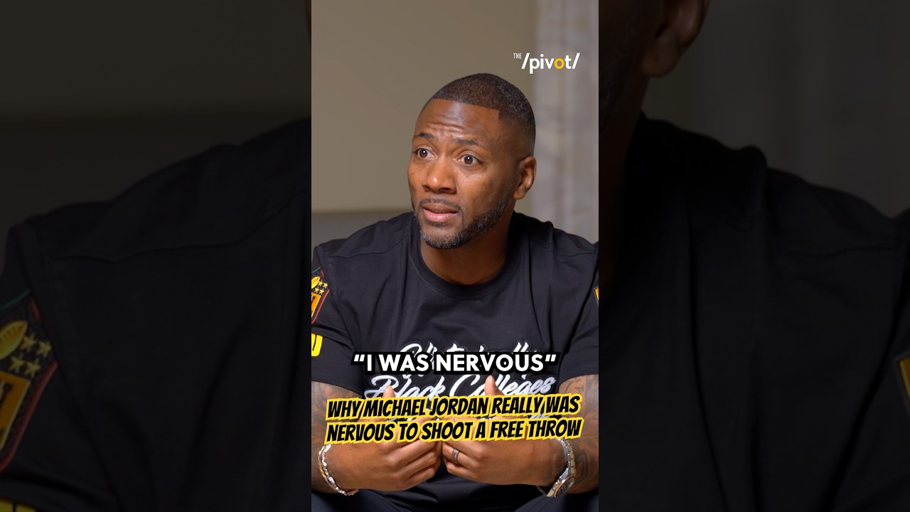 Ryan Clark paints the perfect picture of why Michael Jordan was nervous to shoot a free throw #nba