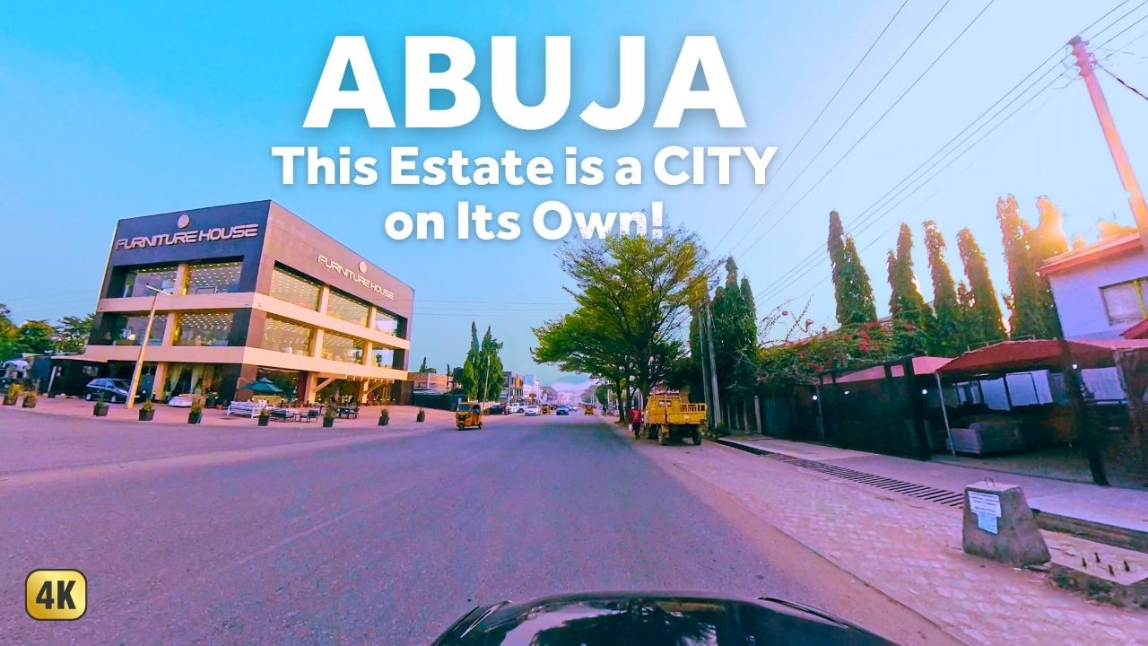 Inside the Largest Estate in West Africa – Gwarinpa, Abuja City Drive Tour | 4K Ultra HD