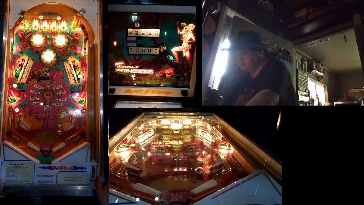 Jungle Princess Pinball by Gottlieb - Gameplay and rules
