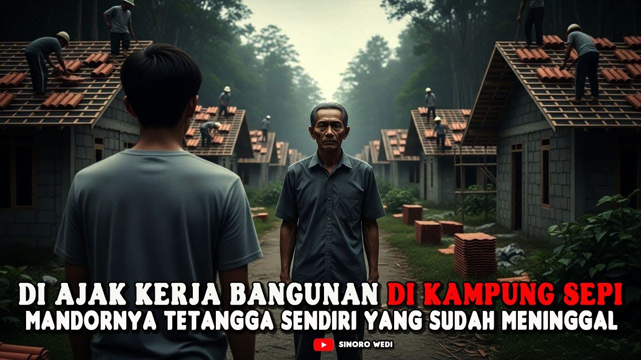 DI AJAK KERJA BANGUNAN DI KAMPUNG SEPI. MANDORNYA TETANGGA SENDIRI YANG SUDAH MENINGGAL