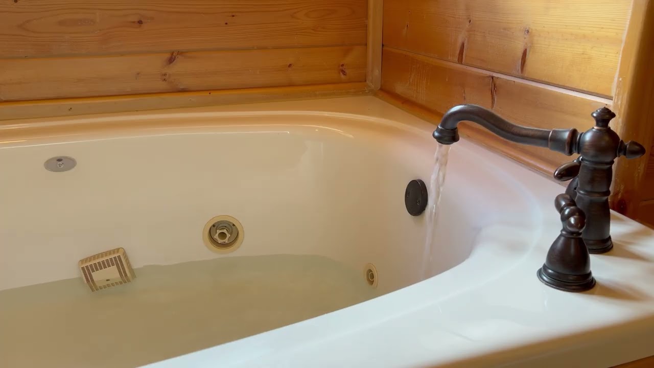 Bathtub Filling Sound with Heavy Rain and Thunder Layered - 10 Hours White Noise - Sleep ASMR