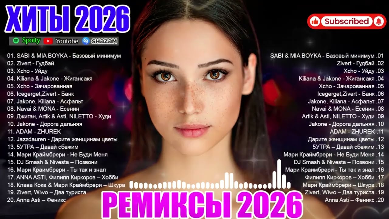 ХИТЫ 2026🎉Музыка в тренде 2026🔥САМЫЕ ПОПУЛЯРНЫЕ ПЕСНИ 2026🔥Лучшие песни 2026 🔥Новинки 2026 Музыки