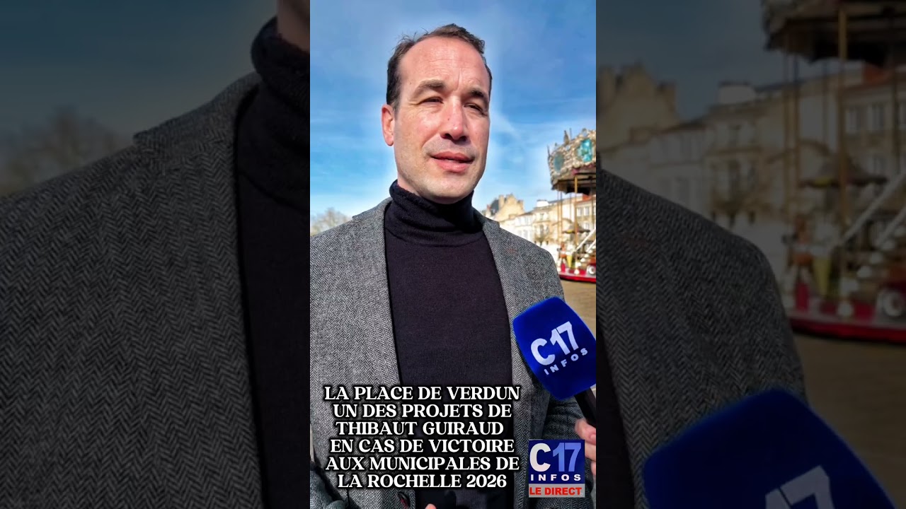 La PLACE DE VERDUN un projet de THIBAUT GUIRAUD en cas de victoire aux municipales de La Rochelle 26