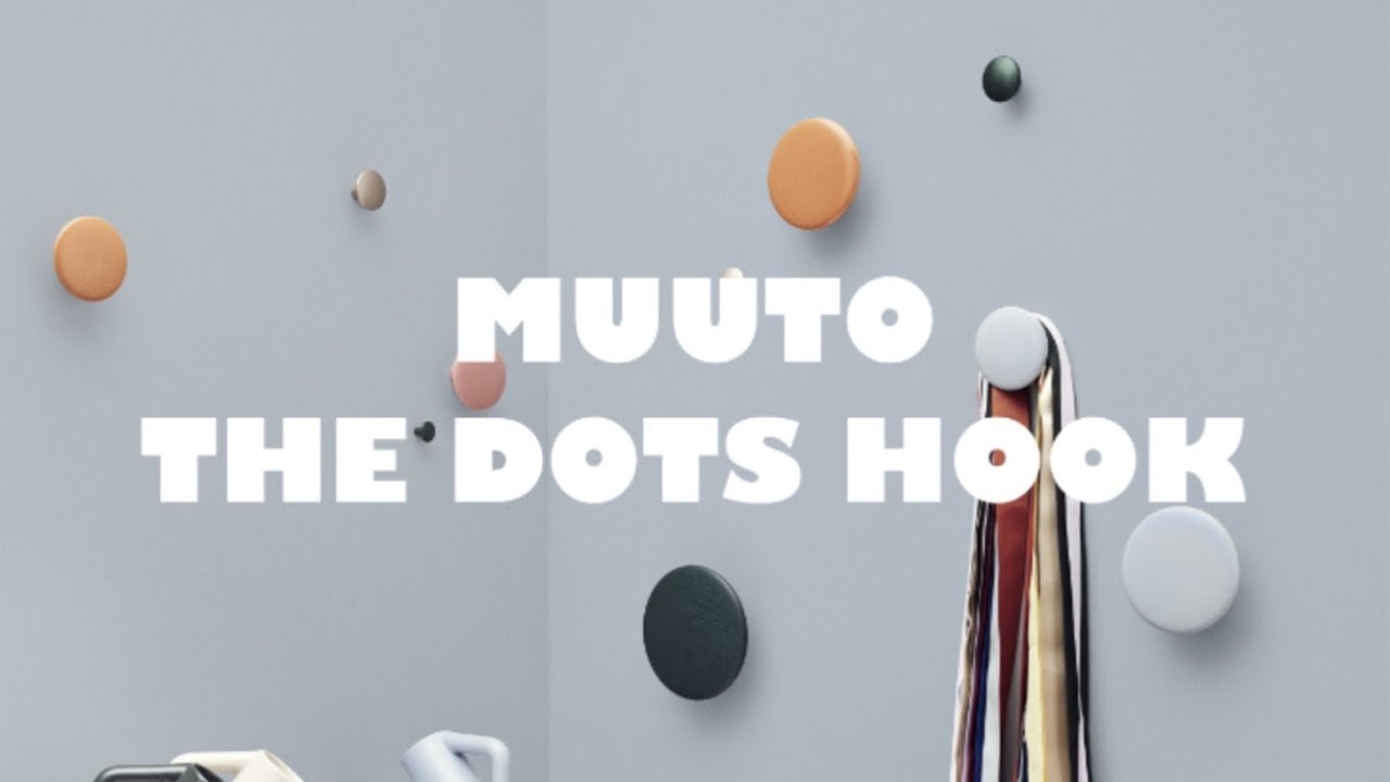 MUUTO 무토 닷츠 후크• MUUTO THE DOTS • 닷츠 • 벽 후크 사용방법 • 설치영상