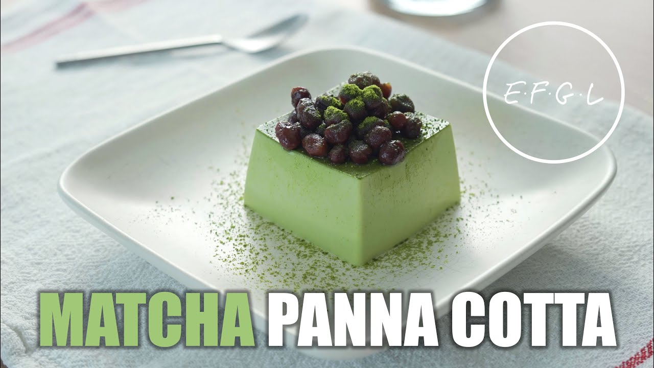 Good mood with Matcha Panna Cotta : Dessert Time : # 18