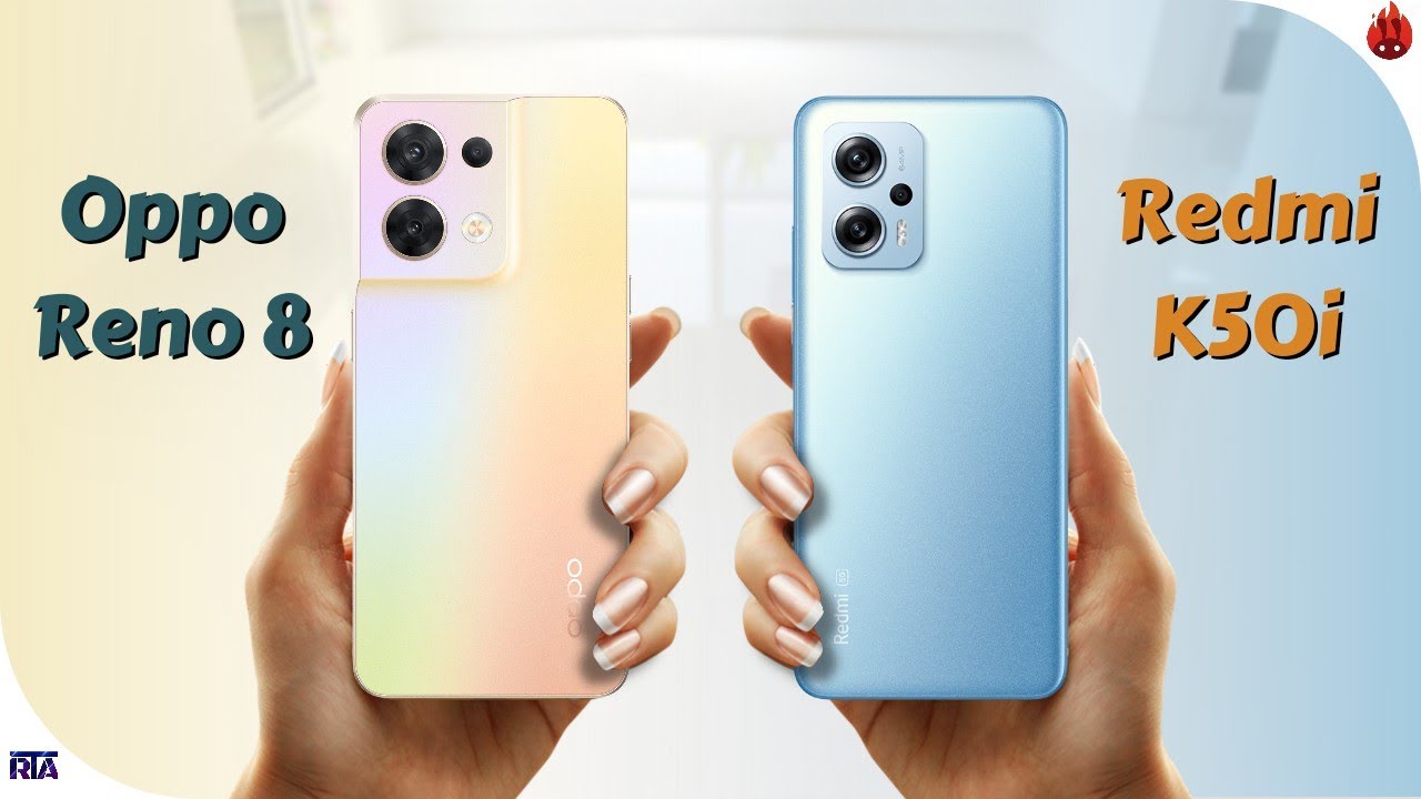 Oppo Reno 8 vs Redmi K50i // MediaTek Dimensity 1300 vs 8100