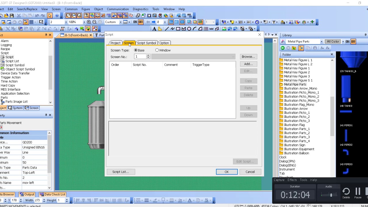 Part Movement Got2000 HMI