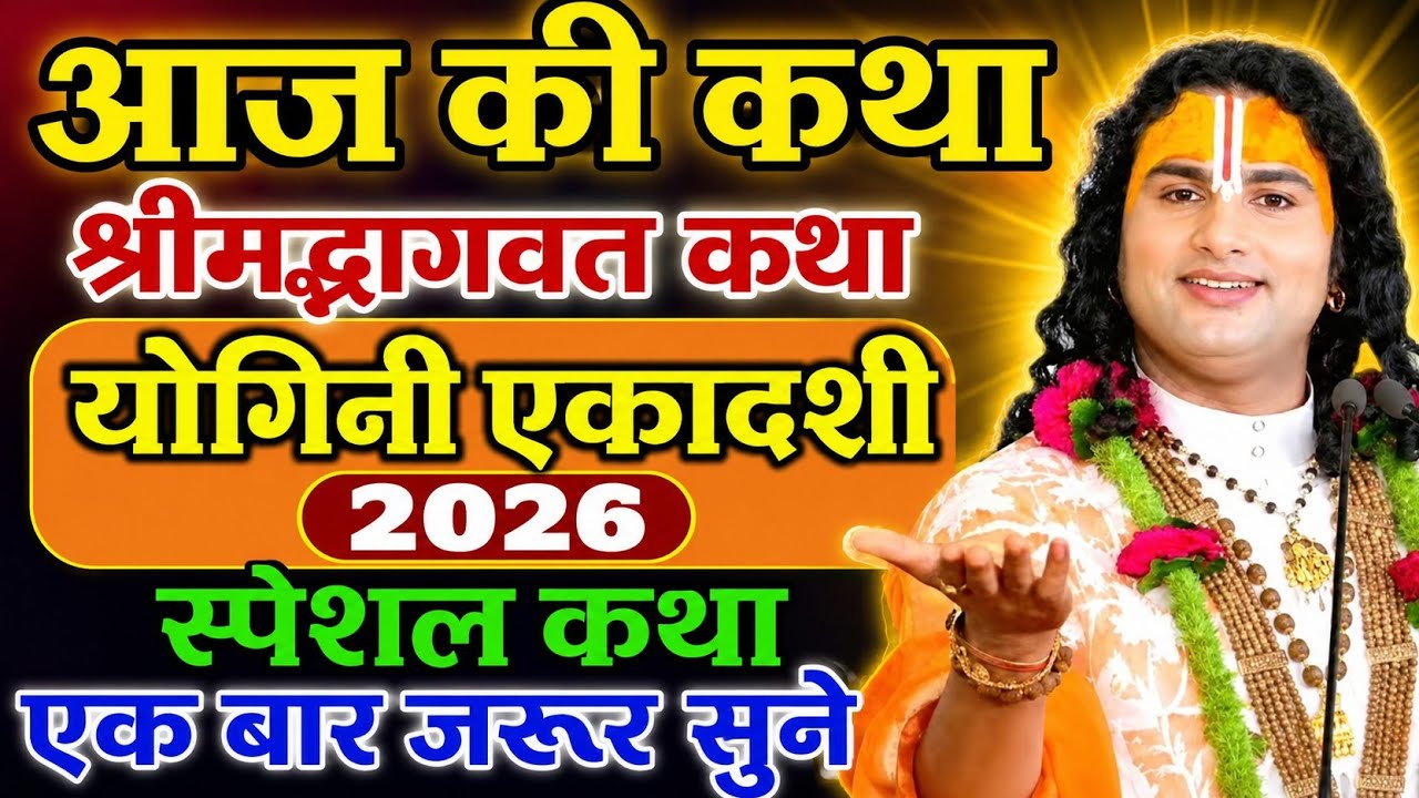 🔴 आज की दिव्य श्रीमद्भागवत कथा LIVE 🙏 | 23 फरवरी 2026 | पूज्य अनिरुद्धाचार्य जी महाराज