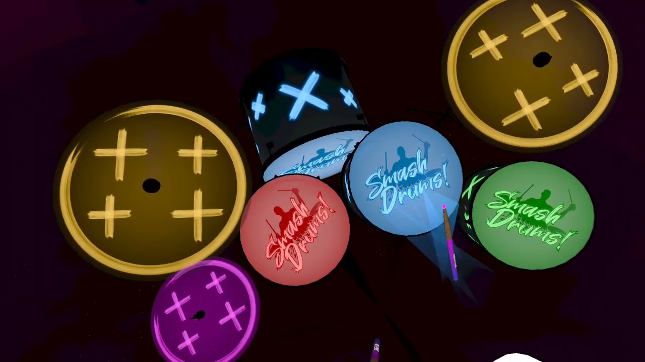 Pretty lights ;) #smashdrums #vr 
