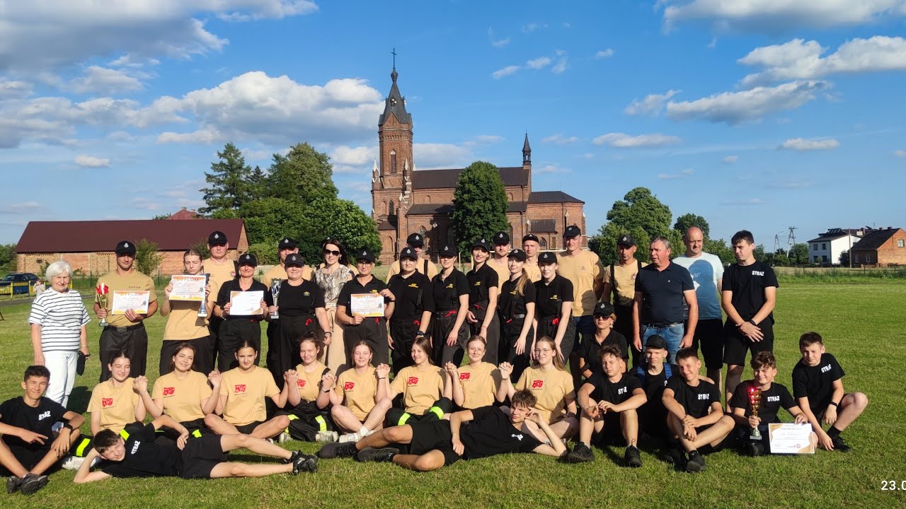 Gminne Zawody Sportowo -Pożarnicze w Kraszewicach Stadion LZS Mazovia 23.06.2024 r.