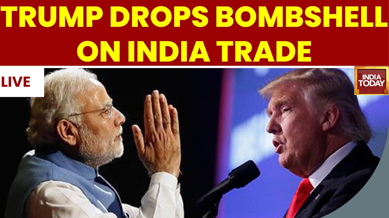 Donald Trump LIVE: Trump Drops BOMBSHELL on India-US Trade Deal | PM Modi | Trump Tariffs |Trade War