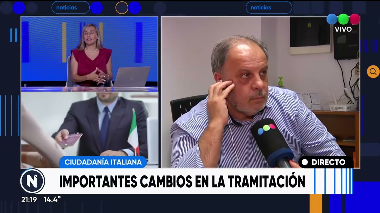 Cambios para tramitar la ciudadanía italiana  TELEFE ROSARIO