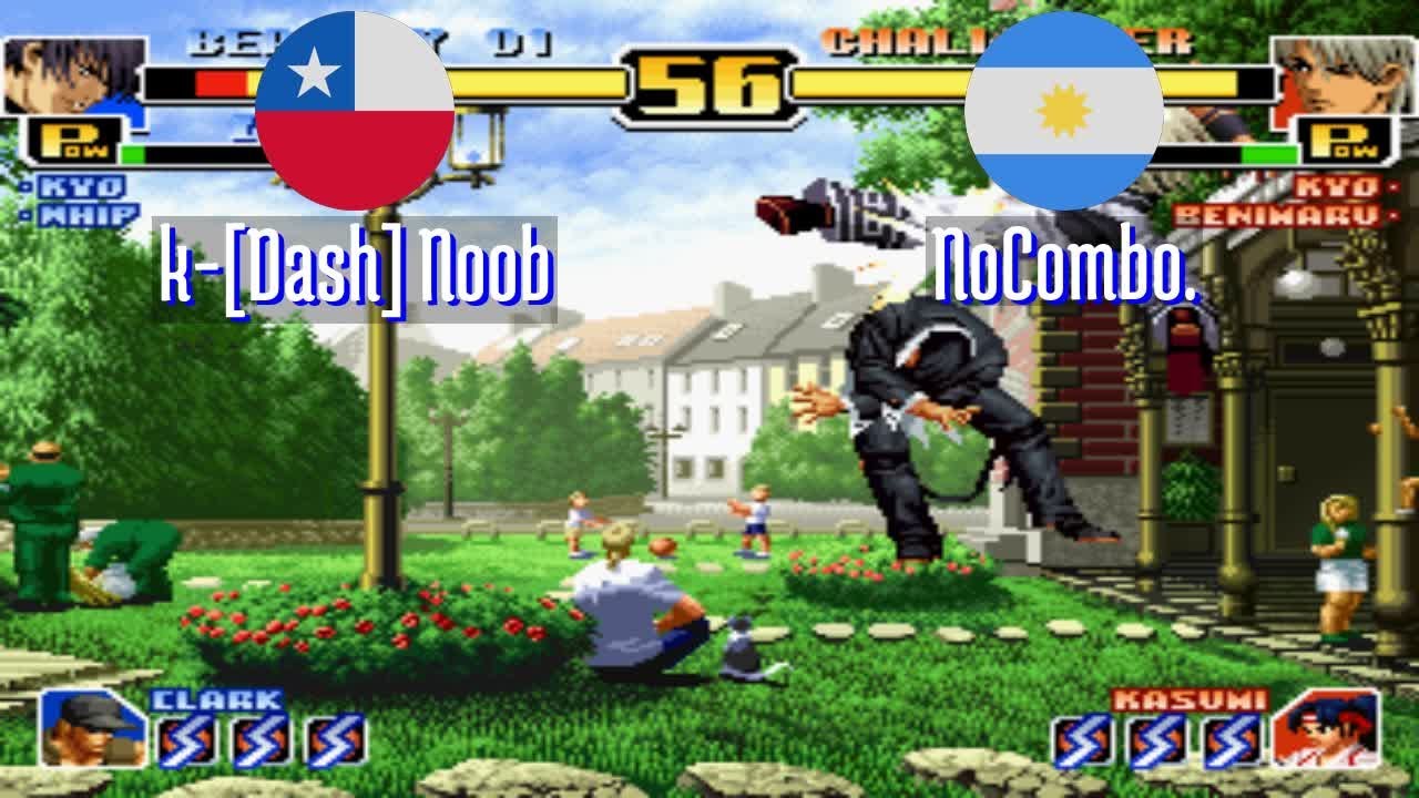 FT5 @kof99: k-[Dash] Noob (CL) vs NoCombo. (AR) [King of Fighters 99 Fightcade] May 24