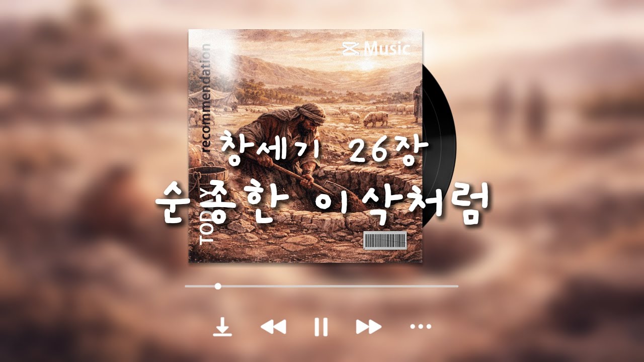 [창세기 26장] 순종한 이삭처럼 | 성경 말씀 찬양 CCM