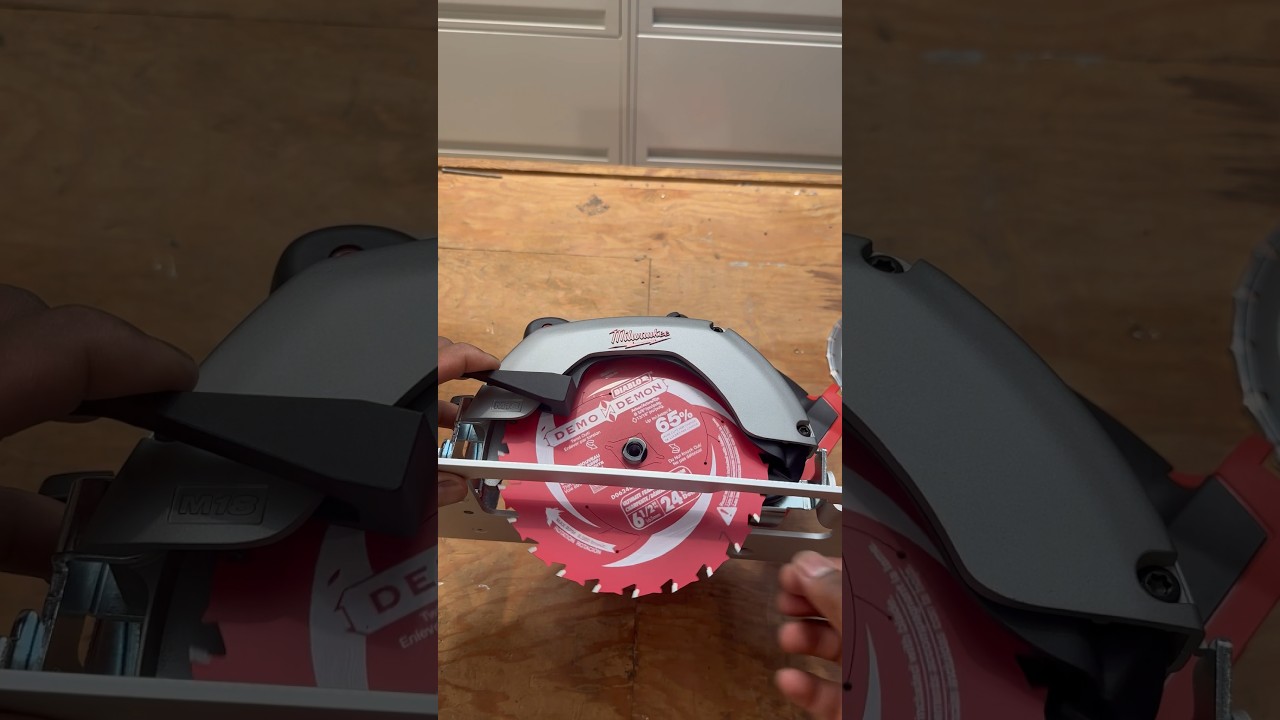 How to change the blade on a Milwaukee M18 circular saw