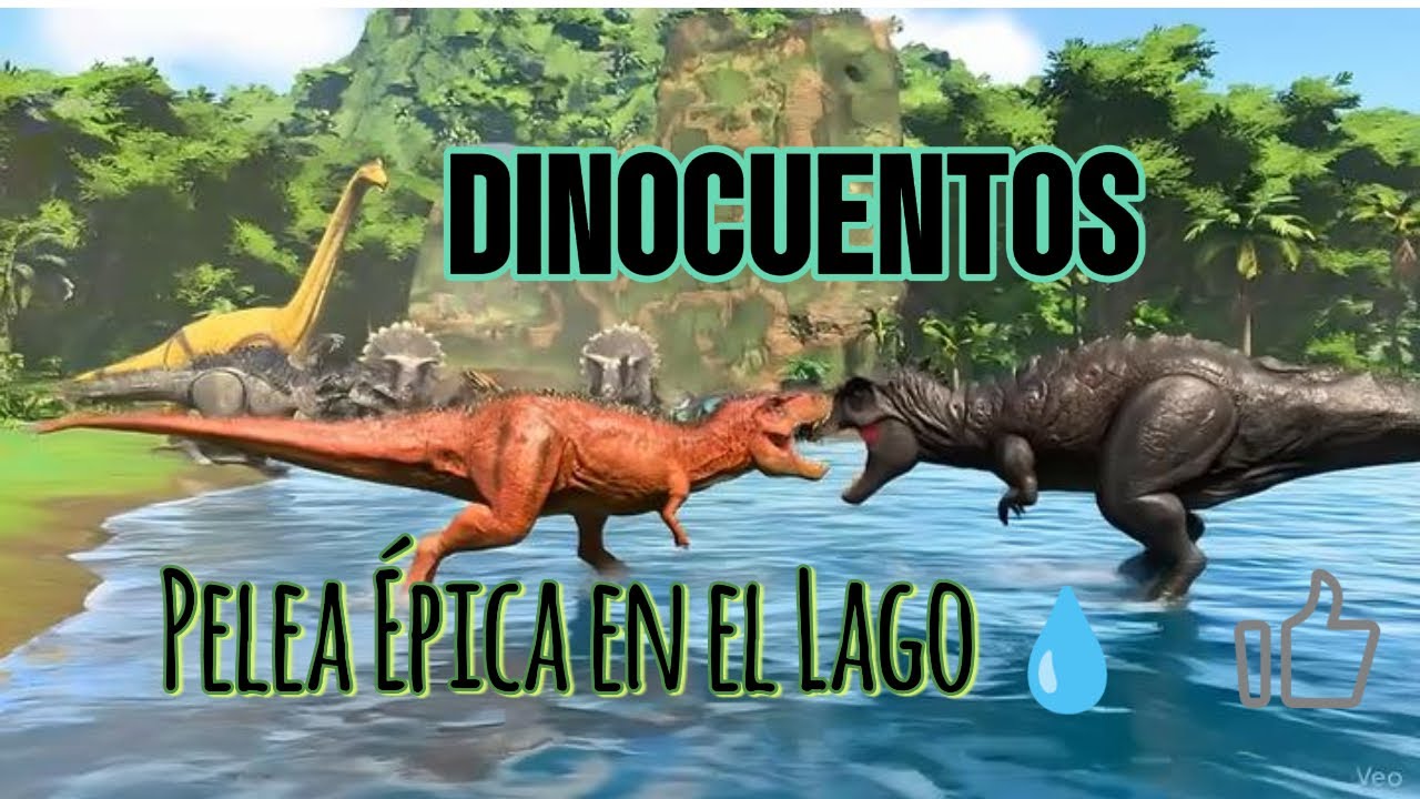 ¡INVASIÓN JURÁSICA! 🚨 Carnívoros contra Herbívoros: Pelea Épica en el Lago 💧