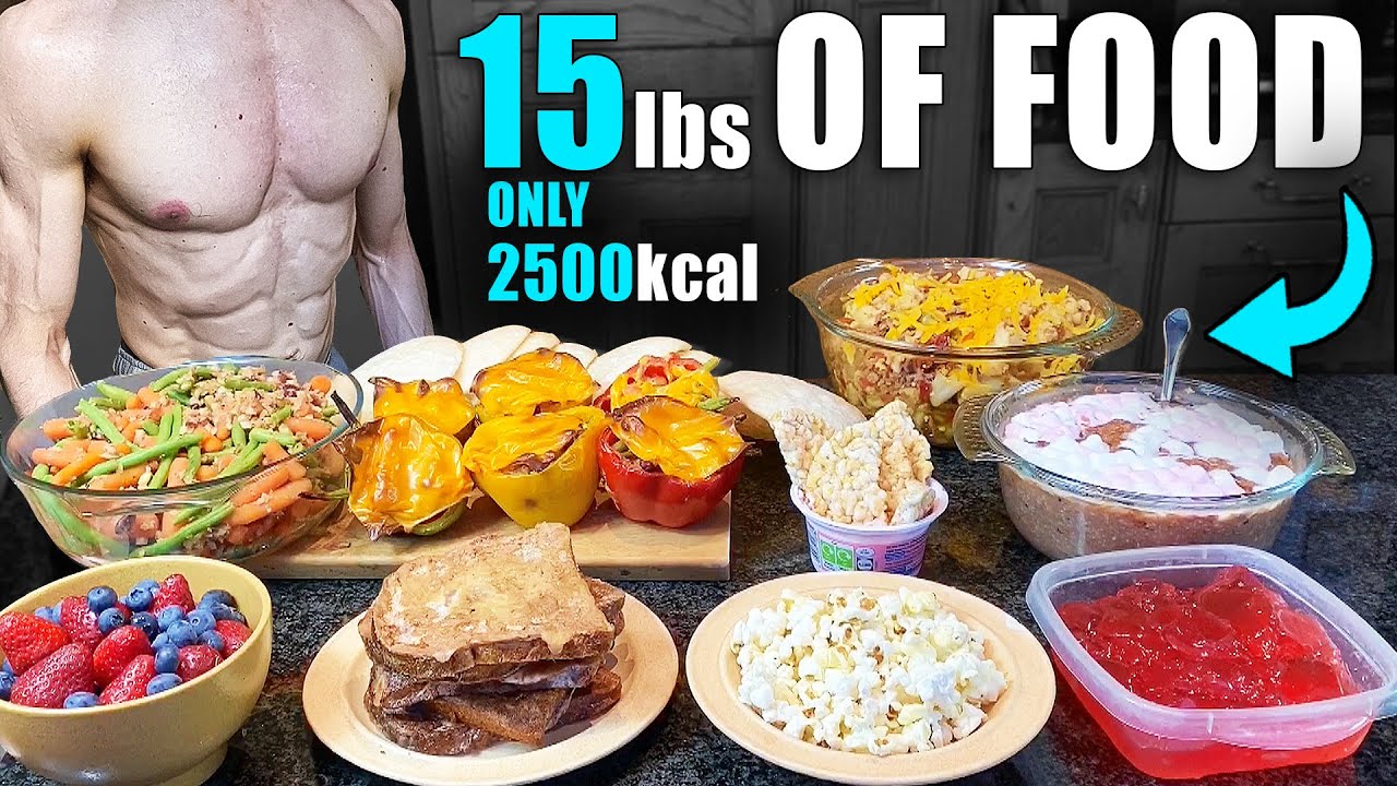 2500 CALORIE *HIGH VOLUME* FULL DAY OF EATING TO BUILD MUSCLE AND LOSE FAT AT HE SAME TIME