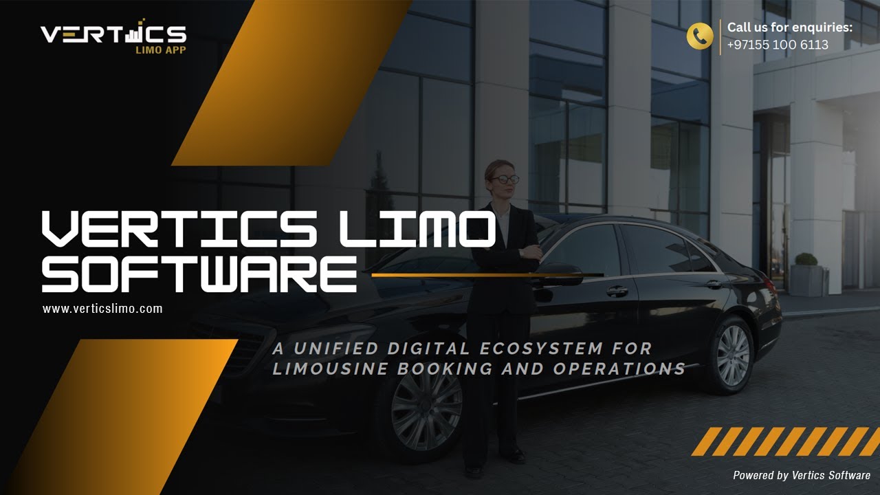 Vertics Limo App &ndash; AI-Powered Booking & Dispatch Software | Smarter Scheduling, Seamless Rides