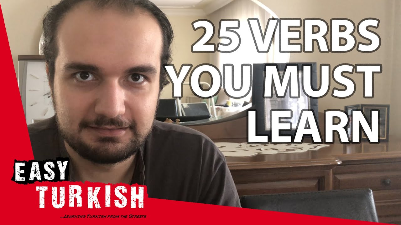 25 verbs you MUST learn in Turkish | Super Easy Turkish 6