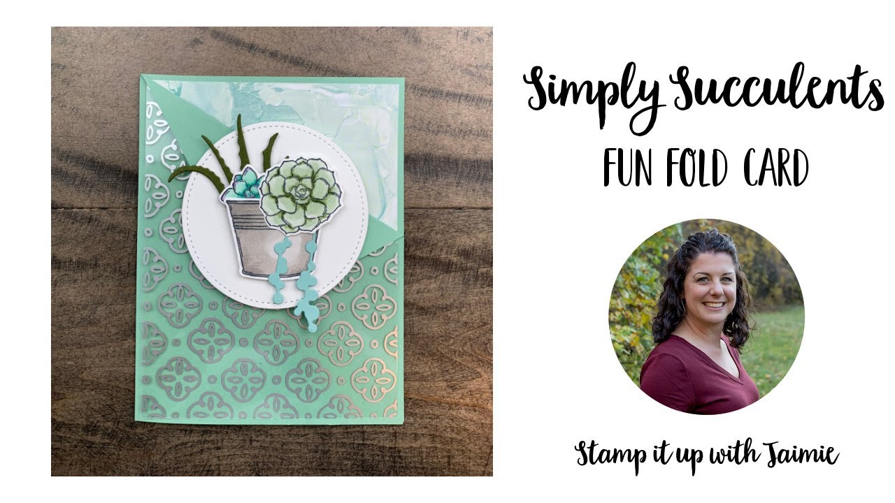 Stampin’ Up! Simply Succulents Card