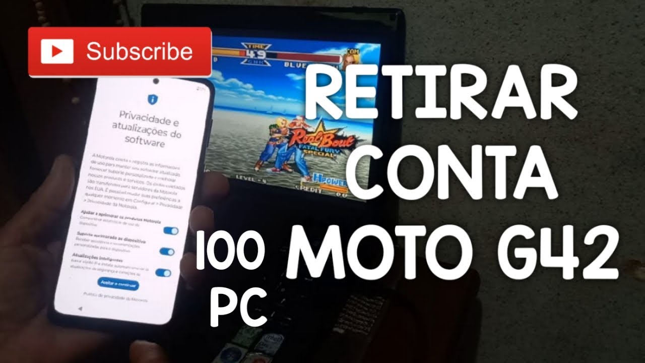 Remover Conta Google Moto G42 Sem PC 😱📲🤙