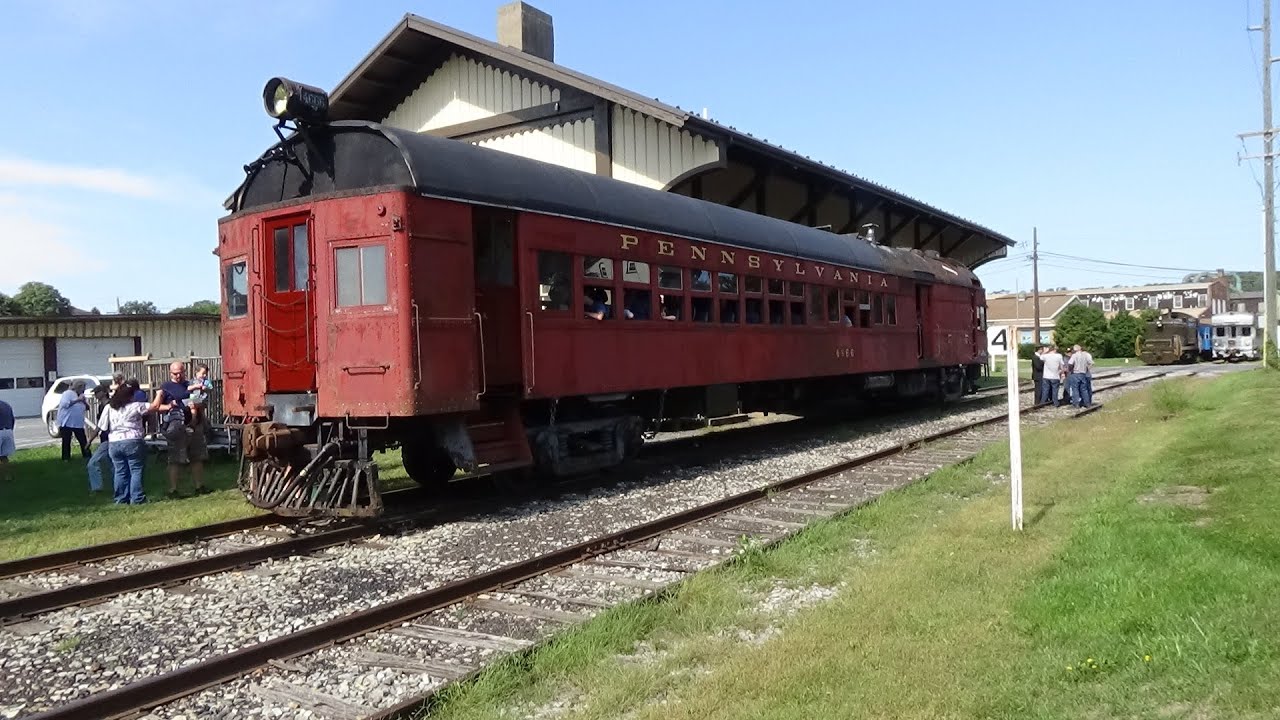 Pennsylvania Railroad Doodlebug 4666 on the Allentown & Auburn Railroad 9/4/16