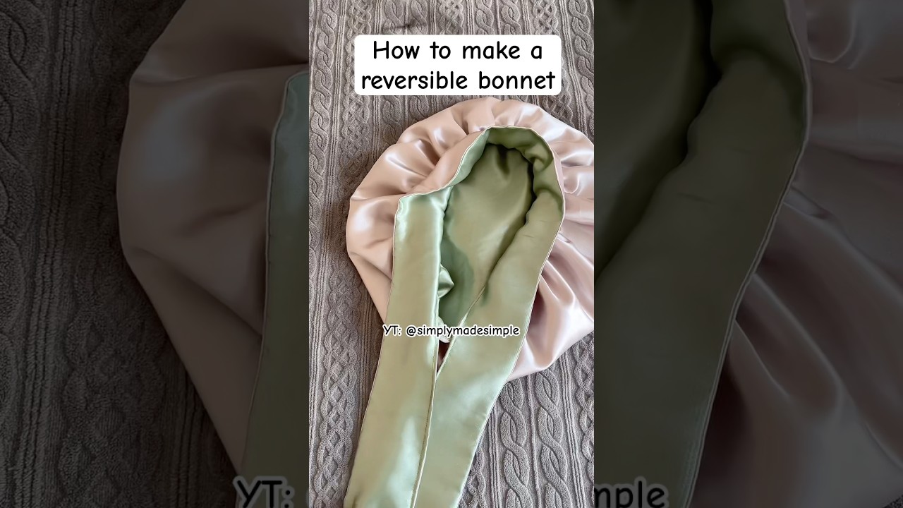 How to make a bonnet. Full Video on the channel 