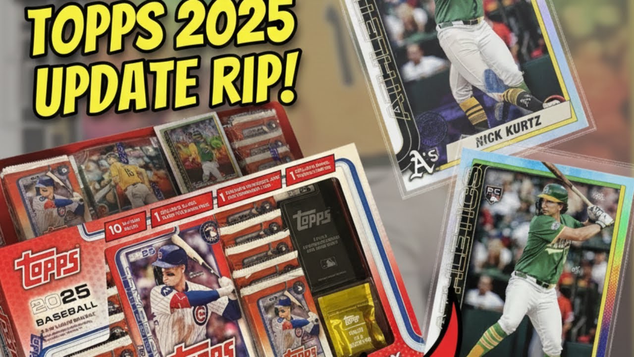 Потрясающая супер-коробка Topps Update 2025! Огромный выигрыш в коллекционной карточке Кершоу с н...