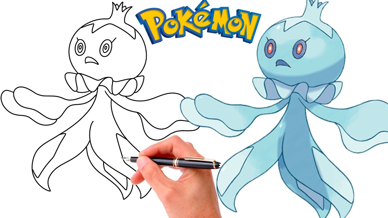 How To Draw FRILLISH POKEMON #592 | Generation 5