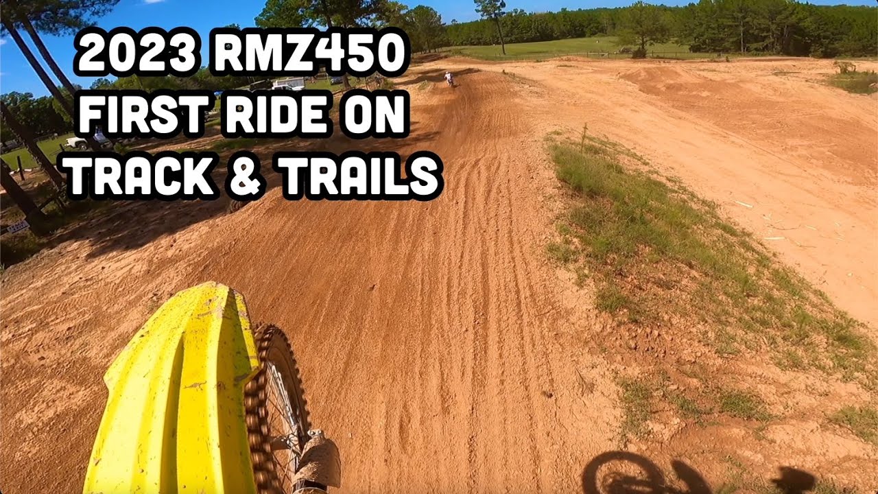 2023 RMZ450 Firt Ride on Track & Trails
