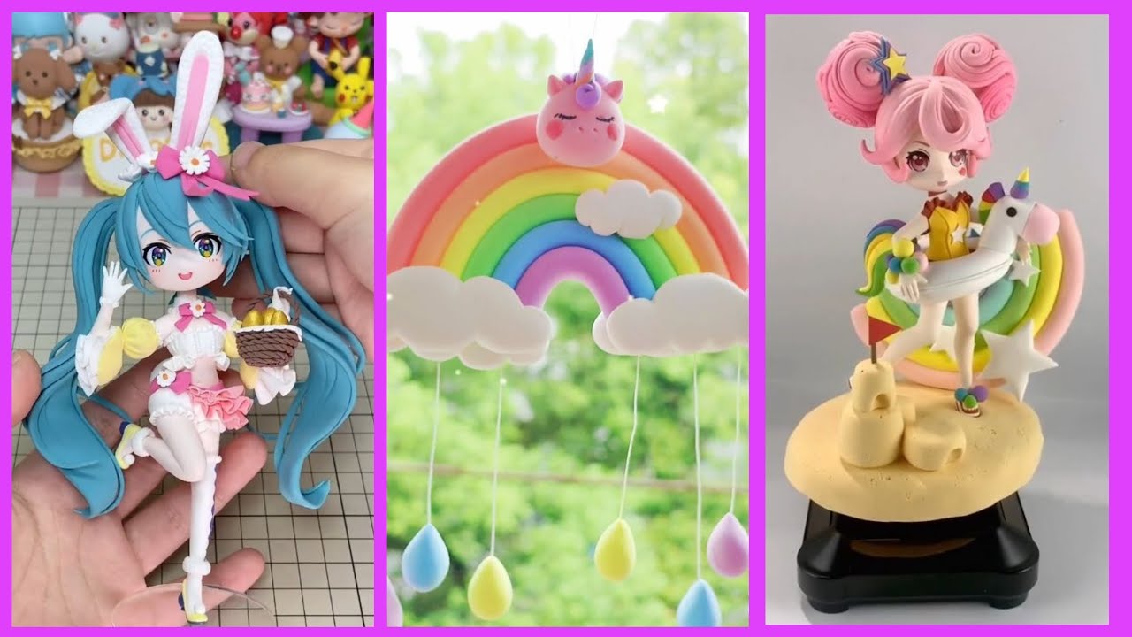 творческих миниатюрных полимерных глин своими руками, милая удивительная глина - # 37