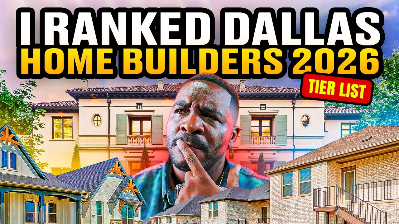 I Ranked The Largest Dallas Home Builders From Worst To Best!
