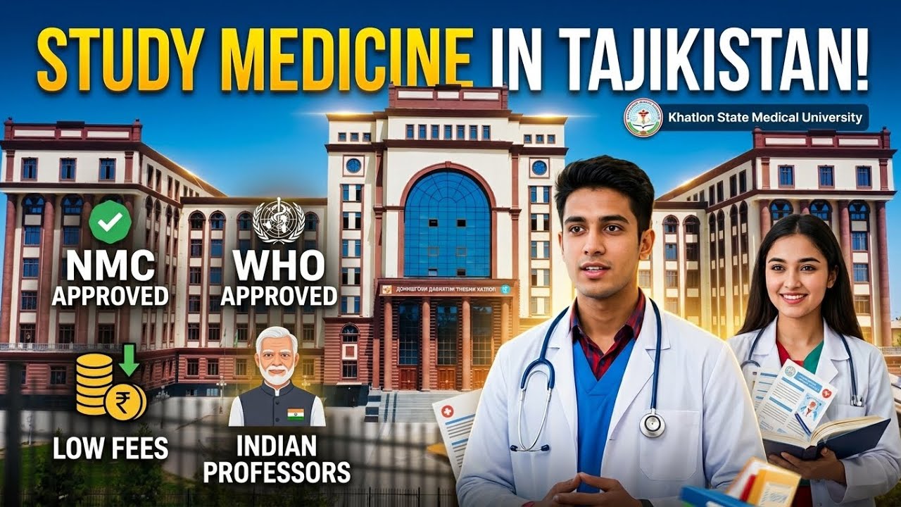 MBBS in Tajikistan 2026: Low Fees, Indian Food & Professors! 🩺 Khatlon State Medical University