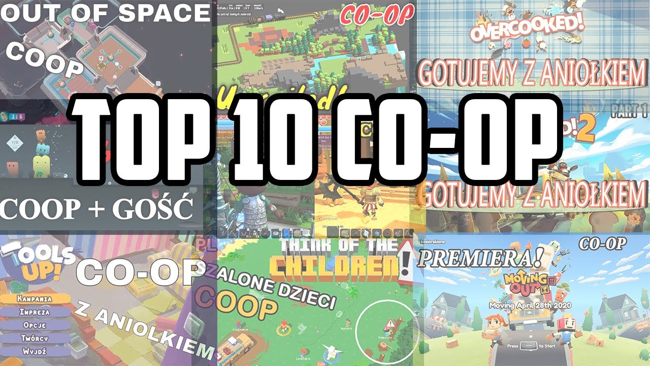 TOP 10 GIER KOOPERACYJNYCH COOP LAN NA JEDNYM KOMPUTERZE