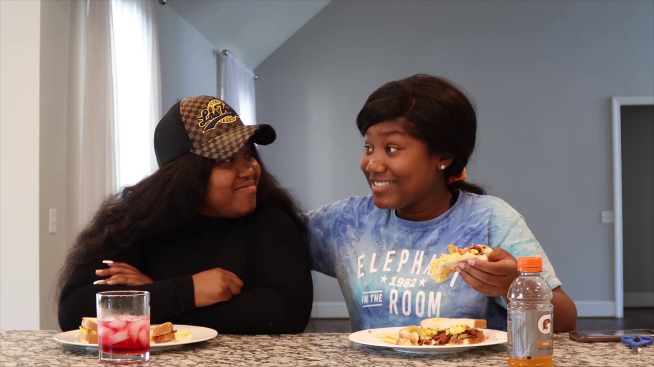 MUKBANG | I TOLD MY LITTLE SISTER I WAS READY TO HAVE A BABY 