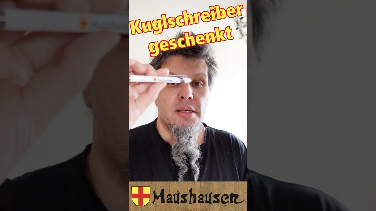 Kugelschreiber geschenkt - #Werbegeschenk #Spam #Werbeartikel #Werbung #Maushausen #M&auml;usegaukler