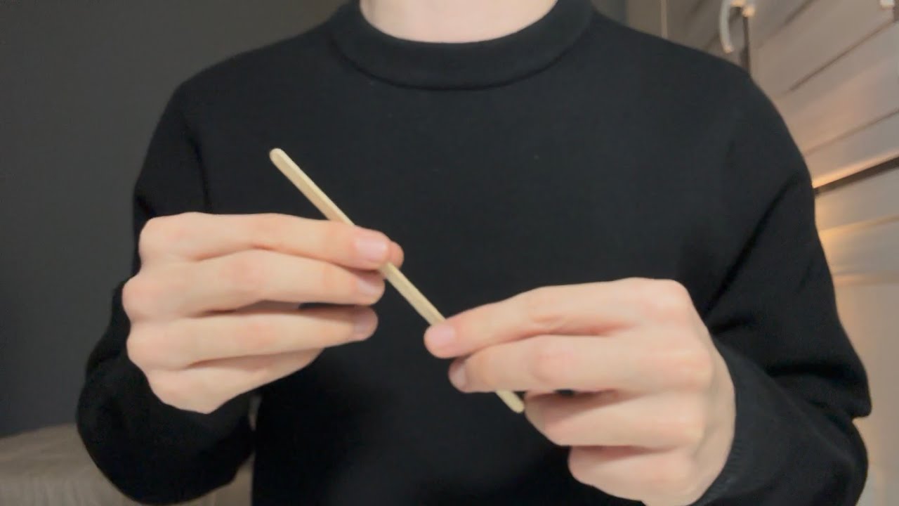 ASMR Boyfriend hand movements, face touching, mouth sounds with Hair play