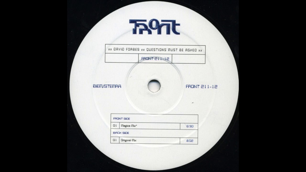 David Forbes - Questions Must Be Asked (Magica Mix) (2000)